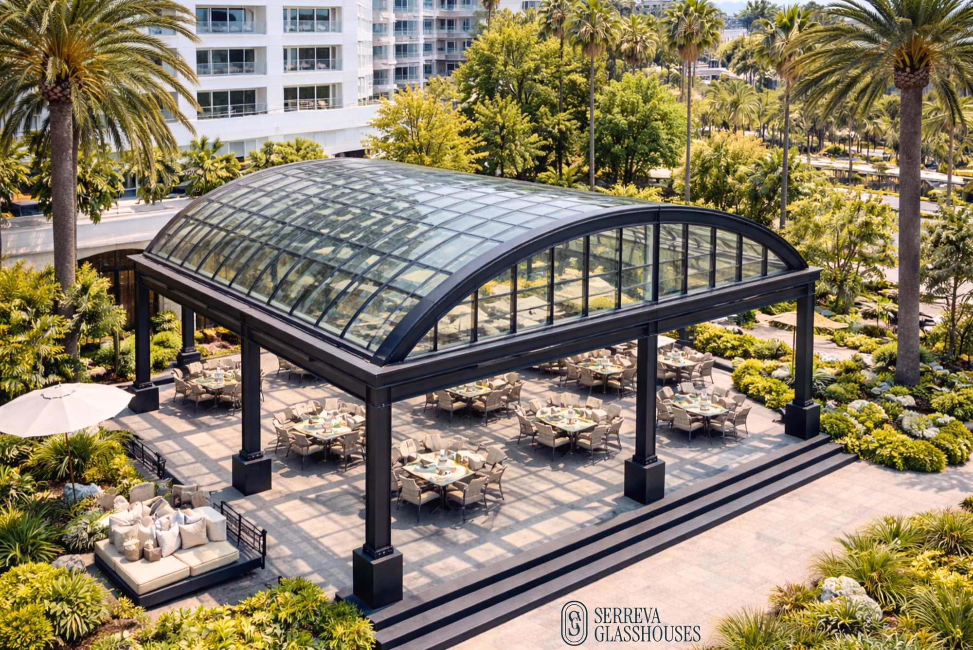 Serreva luxury glasshouse